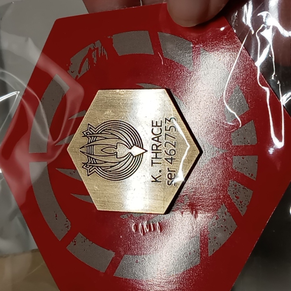 NIP Thrace Dog Tag Pin